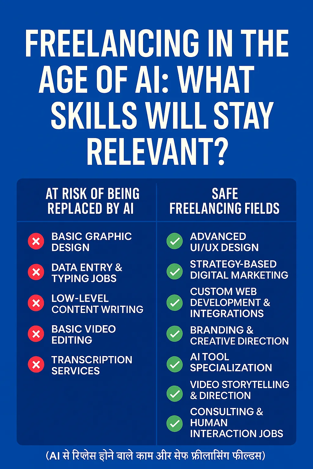 Freelancing in the Age of AI: What Skills Will Stay Relevant?