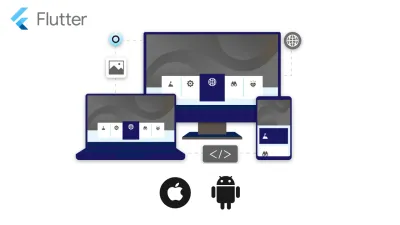 I will create a web application using flutter