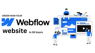 I will be your webflow expert, design or develop webflow website, figma to webflow